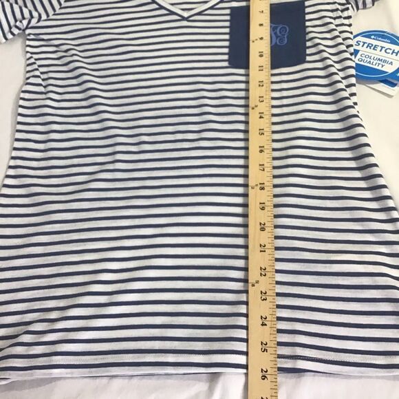 New Columbia PFG Monogram Tee, Short Sleeve White - Picture 8 of 8